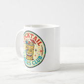 Tropical Island Bar Retro-Design Kaffeetasse (Vorderseite Links)