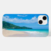 Tropical Island Beach, Blue Sky Case-Mate iPhone Hülle (Rückseite (Horizontal))