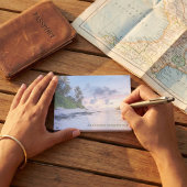 Tropical Island Beach Coast Sunset Post-it Klebezettel