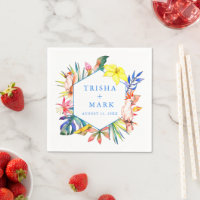 Tropical Island Beach Floral