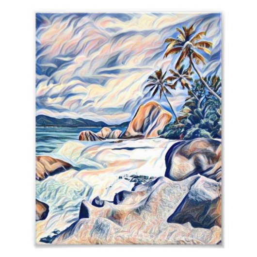 Tropical Island Beach Foto Erweiterung (Vorne)