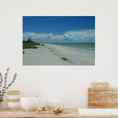 Tropical Island Beach Foto Sanibel Florida Poster (Küche)