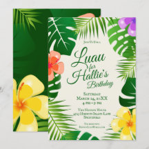 Tropical Island Beach Luau Geburtstag