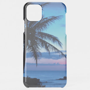 Tropical Island Beach Ocean Pink Blue Sunset Foto iPhone 11 Pro Max Hülle