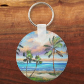 Tropical Island Beach Schlüsselanhänger (Vorderseite)