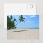 Tropical Island Beach, Seychellen) Postkarte (Vorne/Hinten)
