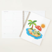 Tropical Island Beach Turtle Palm Tree Picnic Planer (Anzeige)