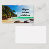 Tropical Island Beach Visitenkarte (Vorne/Hinten)