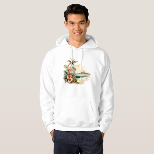 Tropical Island Hooded Sweatshirt (Vorne ganz)