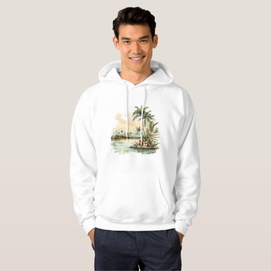 Tropical Island Hooded Sweatshirt (Vorne ganz)