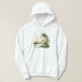 Tropical Island Hooded Sweatshirt