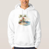 Tropical Island Hooded Sweatshirt (Vorderseite)