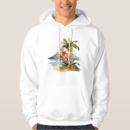 Tropical Island Hooded Sweatshirt