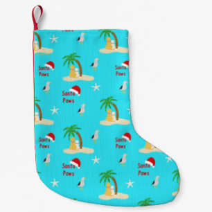 Tropical Island Hunde Weihnachten Strumpf Kleiner Weihnachtsstrumpf