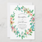 Tropical Island Luau Hochzeitsreise Einladung (Vorderseite)