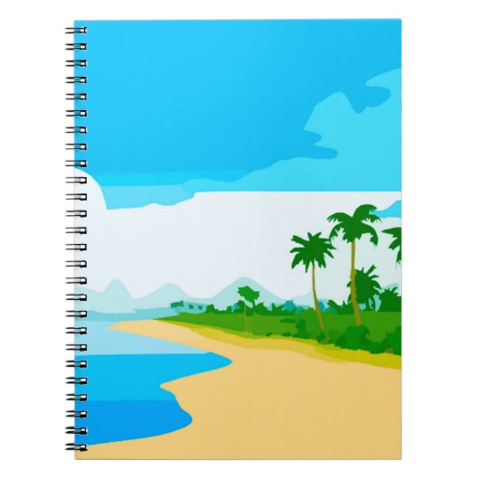 Tropical Island Notebook Notizblock (Vorderseite)