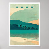 Tropical Island Oahu Poster (Vorne)