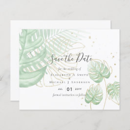 Tropical Island Palm Blätter Beach Wedding