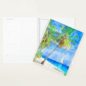 Tropical Island Palm Tree mit Sailboat Planer (Anzeige)