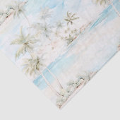 Tropical Island Palm Trees Beach  Seidenpapier (Ausschnitt)