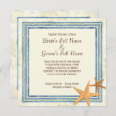 Tropical Island Paradise - Einladung zur Hochzeit (Vorne/Hinten)