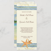 Tropical Island Paradise - Einladung zur Hochzeit (Vorne/Hinten)