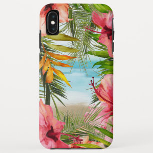 Tropical Island Paradise Hibiskus Blume Case-Mate iPhone Hülle