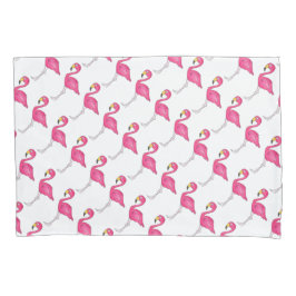 Tropical Island Paradise Hot Pink Flamingo Bird Kissenbezug