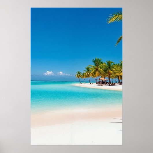 Tropical Island Paradise Poster (Vorne)