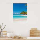 Tropical Island Paradise Poster (Küche)