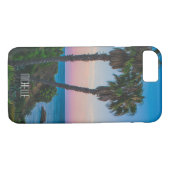 Tropical Island Paradise Sunset Personalisierter N Case-Mate iPhone Hülle (Rückseite (Horizontal))