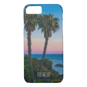 Tropical Island Paradise Sunset Personalisierter N Case-Mate iPhone Hülle (Rückseite)