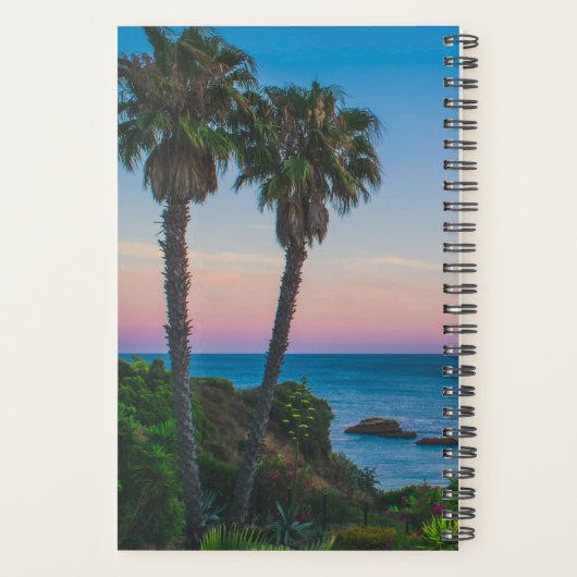 Tropical Island Paradise Sunset Personalisierter N Planer (Rückseite)