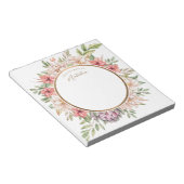 Tropical Island Pastoral Personalisiert Notizblock (angewinkelt)