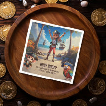 Tropical Island Pirate Girl Birthday Party