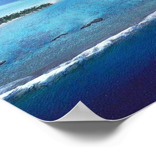 Tropical Island Poster (Ecke)