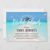 Tropical Island Summer Beach Brautparty Einladung (Vorderseite)
