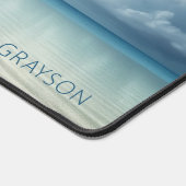 Tropical Island Summer Beach Personalisiert Schreibtischunterlage (Ecke)