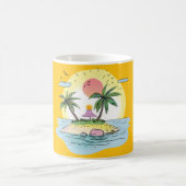 Tropical Island Sunset Drinkware Kaffeetasse (Mittel)
