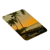 Tropical Island Sunset Magnet (Rechte Seite)
