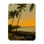 Tropical Island Sunset Magnet (Vertikal)