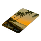 Tropical Island Sunset Magnet (Linke Seite)