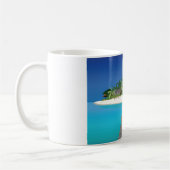 Tropical Island Urlaub Landschaftlich Kaffee Tasse (Links)
