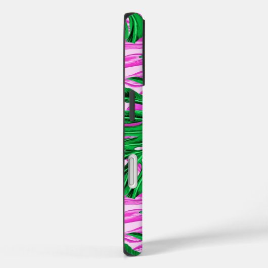 Tropical Island Vibes Monogram Phone Case (Rückseite / Rechts)