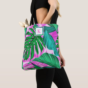Tropical Island Vibes Monogram Tasche