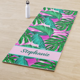 Tropical Island Vibes | Personalisierte Yoga Mat Yogamatte