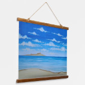 Tropical Island  Wandteppich Mit Holzrahmen (Gewinkelt)