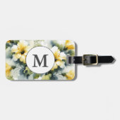 Tropical Island Watercolor Hibiskus Gepäckanhänger (Vorderseite horizontal)