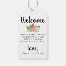 Tropical Island Wedding Welcome Bag