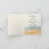 Tropical Island Wedite Einladung (Innenseite)